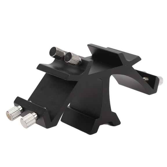 BIMZUC Astronomical Telescope Fixed Slots Rack Black 3 Slots Full Metal Dovetail Mounting Bracket Base Triple Finder Scope Mount Bracket For Stargazing