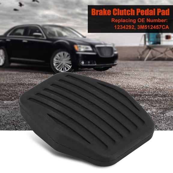 BIMZUC Auto Brake Clutch Pedal Rubber Pad Replacement for Ford Focus MK2 CMAX Kuga, 2.4 inches / 61 mm