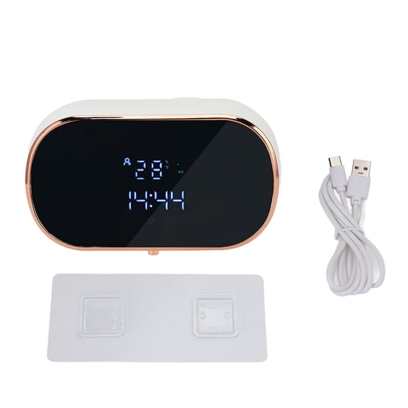 BIMZUC Automatic Foaming Soap Dispenser, 350ml Touchless Sensor Operated, USB Rechargeable for Bathroom and Kitchen, White