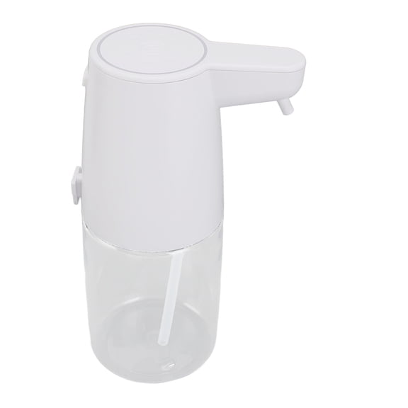 BIMZUC Automatic Soap Dispenser 450ml (15.2 oz), Touchless Foaming Soap Dispenser with 4 Adjustable Gears, IPX7 Waterproof, Rechargeable Wall Mounted Dispenser for Bathroom and Kitchen, White