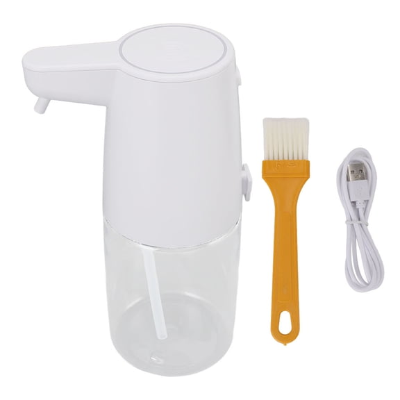 BIMZUC Automatic Soap Dispenser, 450ml Capacity, 4 Adjustable Gears, LED Indicator, IPX7 Waterproof, Rechargeable, Wall Mounted