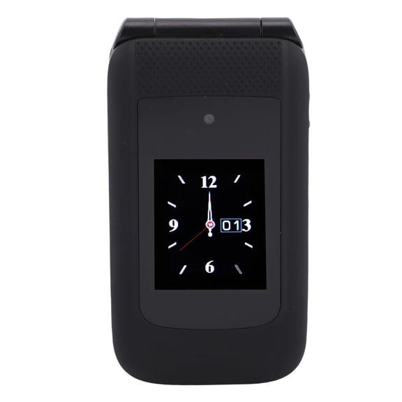 BIMZUC B326 Senior Flip Cell Phone 2G Unlocked Mobile Phone with 5800mAh Large Battery, 2.4 Inch Dual Screen, Big Buttons, Loud Volume, FM Radio, SOS, and Bluetooth for Elderly, Black