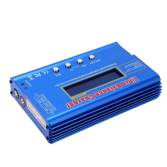 BIMZUC B6 80W Multifunctional Balance Charger with XT60 Connector for RC Airplane and Car Models, US Plug