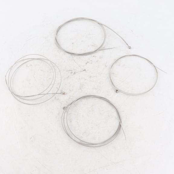BIMZUC BD102 4-String Double Bass String Set, Premium Steel-Nickel Winding Replacement Parts for Orchestral Instruments, Rust-Resistant Silver-Gray Accessories, Individually Packed, 4 Pcs [cite: 8]