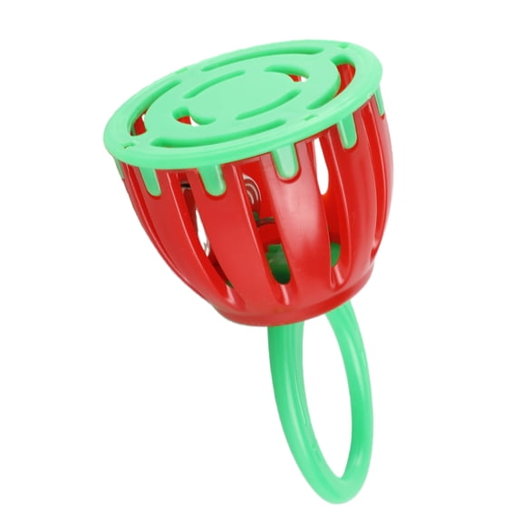 BIMZUC Baby Cage Bell Rattle Handbell Orff Percussion Instrument Kid Early Education Music Toys SY-99 (5.12 inches / 13.00 cm)