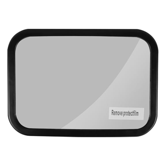 BIMZUC Baby Car Mirror Adjustable Wide Angle Rearview Mirror for Rear Facing Infant, Shatterproof Safety & 360 Degree Pivot, Black (9.64 in / 24.5 cm)