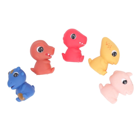 BIMZUC Baby Finger Puppet Toy Soft Glue Animal Finger Puppets Cute Storytime Role Playing Educational Toys 1241 Dinosaur Set (8.27 inches / 21 cm)