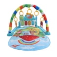 thumbnail image 1 of BIMZUC Baby Gym Play Mat Learning Sensory Sound Infant Kick Play Piano Mat Toy for Newborns Mushroom Animal Pattern Tummy Time Activity Center with Hanging Toys Portable Design 17.32 inches / 44 cm, 1 of 9