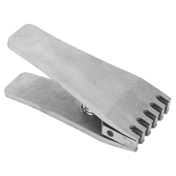 BIMZUC Badminton Stringing Clamp Stainless Steel Starting Clamp for Repairing Rackets, Premium Racquet Equipment, 6.3 inches / 16 cm, Unisex Tool