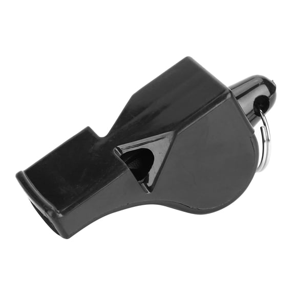 BIMZUC Basketball Sports Training Referee Whistle Pealess Loud 130dB With Lanyard Black 1.97 inches