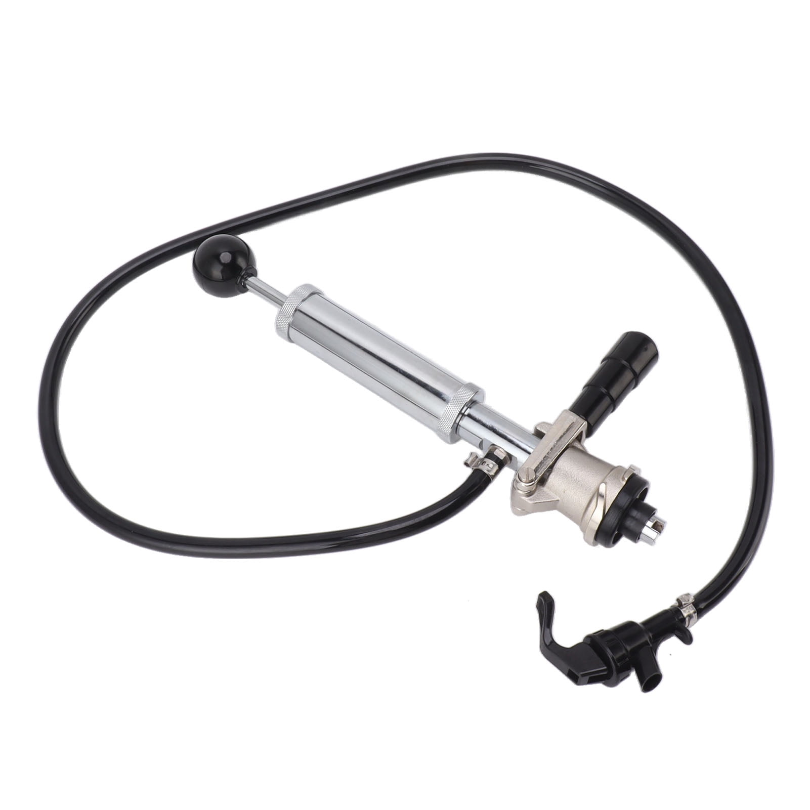 BIMZUC Beer Keg Pump 4 Inches / 10.16 cm Stainless Steel Keg Tap Hand Pump Picnic Beer Tap Kit for Homebrew Bars Restaurants Weddings