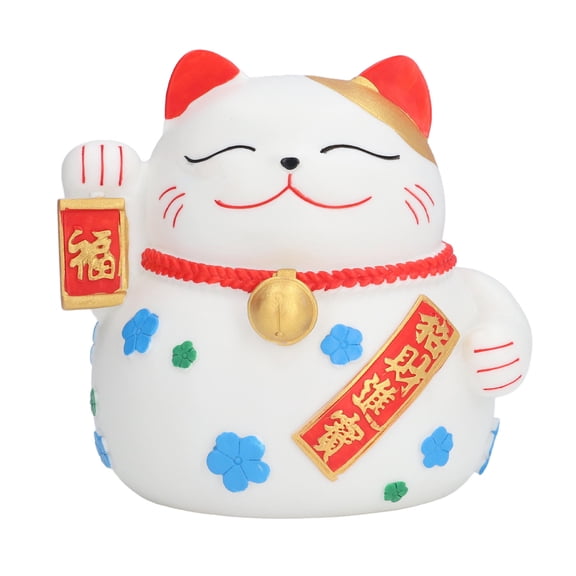 BIMZUC Big Lucky Cat Coin Bank 1000Coin Capacity, Washable, FadeProof, EcoFriendly Design for Kids & Adults