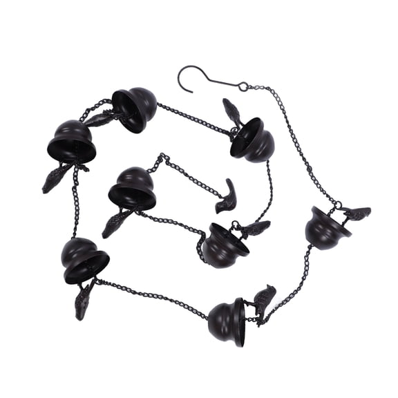 BIMZUC Birds Rain Chain Iron Effective Drainage Crisp Sound Birds On Cups Rain Chain for Downspout Gutters Decoration Metal Craft 8.27 inches / 21 cm