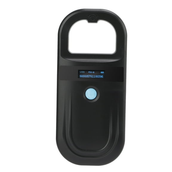 BIMZUC Black Pet Microchip Scanner 134.2Khz Animal Handheld Reader Pet Tag Scanner for Cats Dogs