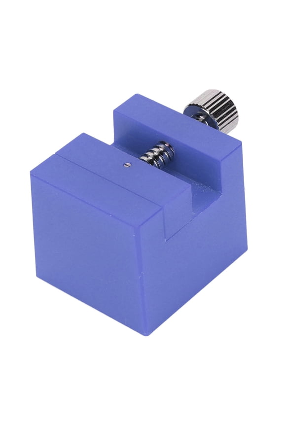 Blue Watch Band Holding Vise, Strong Plastic and Metal Bracelet Strap Holder, Watch Repair Tool Kit Accessories