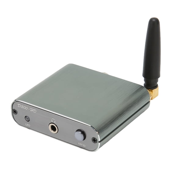 BIMZUC Bluetooth 5.2 Receiver Low Latency Wireless Music Adapter with AUX Optical Coaxial Outputs, Built-in 500mAh Battery, APTX HD Codec Support for Home Stereo Speakers and TVs (4.72 in / 12 cm)
