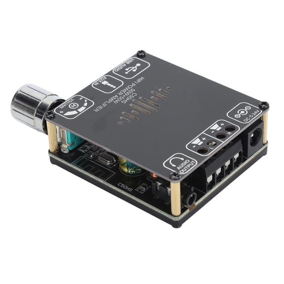 BIMZUC Bluetooth Amplifier Board Professional 50W 50W TPA3116D2 HiFi Level Bluetooth 5.0 Sound Amplifier Board for Smartphones Laptops (12 inches / 30.48 cm)[cite: 1]
