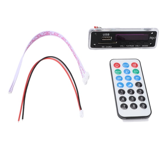 BIMZUC Bluetooth Call Decoder Board Lossless Support USB Storage Card Wireless Music Module with Remote Control for Car (5.51 inches / 14 cm)
