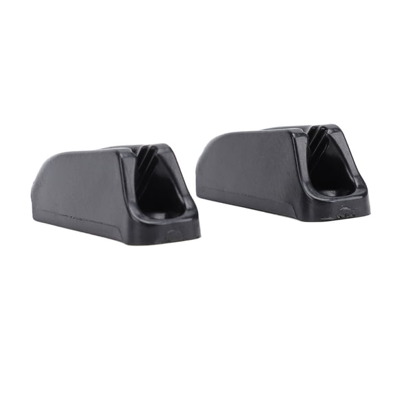 BIMZUC Boat Rope Clam Cleat Nylon Non Slip Stable Fastening for Yachts Ships Black 1.73 inches / 44.0 cm 2 Pcs[cite: 1]