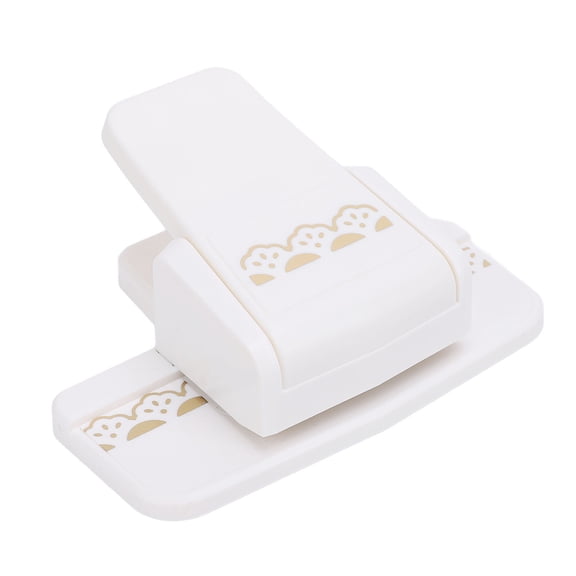 BIMZUC Border Edge Craft Punch Plastic Multi-Functional Manual Portable Paper Craft Edge Cutter for Scrapbooking Wedding Cards Decoration (5.9 inches / 15 cm)