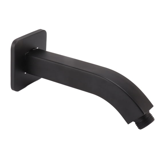 BIMZUC Brass Shower Arm Extension – 6‑inch NPT Black Tube for Easy, Durable Shower Head Upgrade