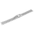 thumbnail image 1 of BIMZUC Butterfly Buckle Stainless Steel Watch Strap Replacement Adjustable Length Watch Band Accessory with Adjust Tool for Men and Women, Silver 16mm / 0.63 inches, 1 of 9