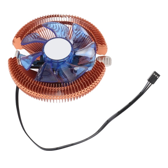 BIMZUC CPU Radiator Fan Aluminum PC Cooler with Dynamic Lighting for Intel LGA 775 1155 1156 1200 AMD Sockets High Performance 2200 RPM Quiet Operation Desktop Computer Cooling (4.72 inches / 12 cm)