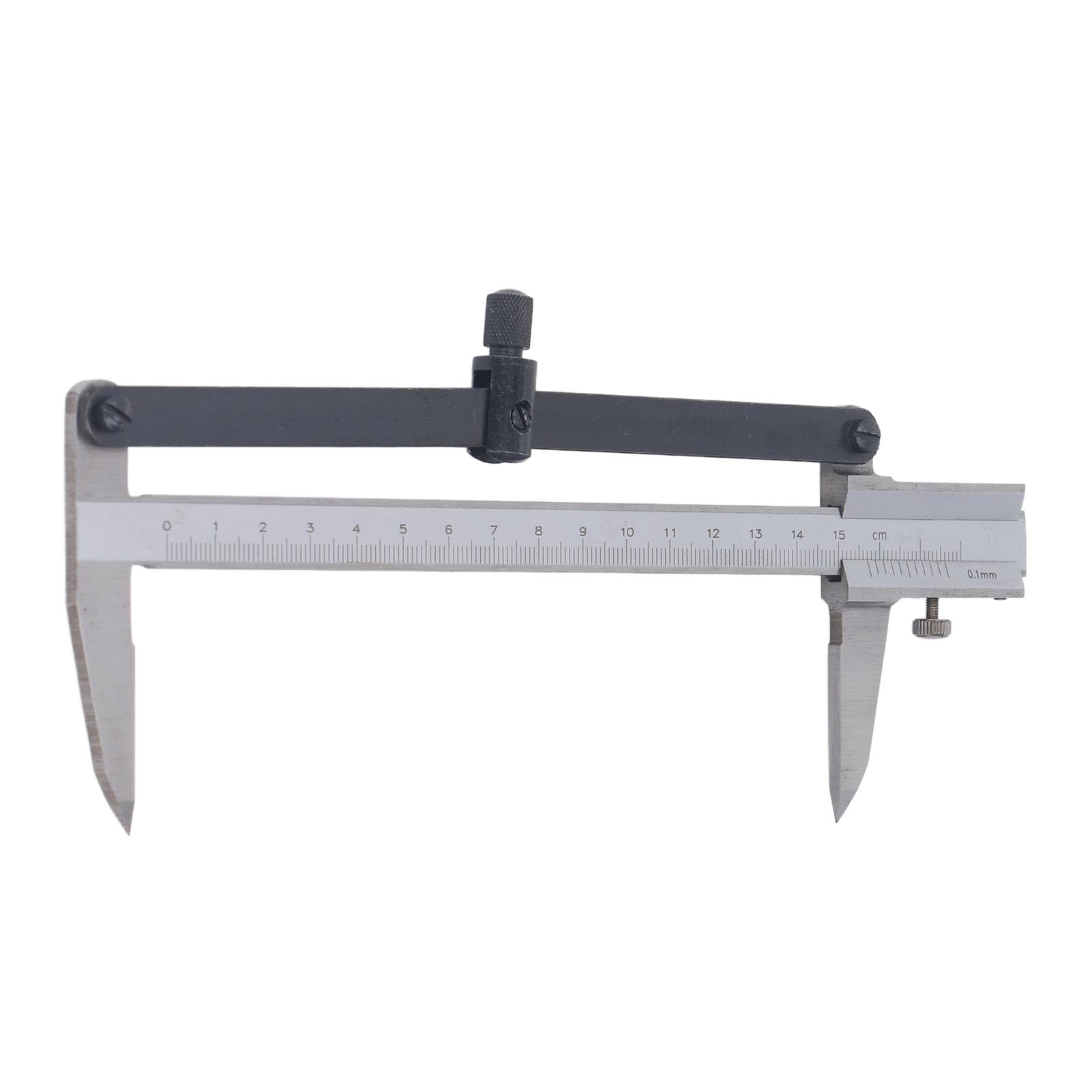 BIMZUC Caliber Measuring Tool Stainless Steel Vernier Caliper 0-150mm (0-5.9 inches) Ergonomic Design Manual Slide Caliper for Woodworking and Eyebrow Shaping Stencil Precision Marking Tool