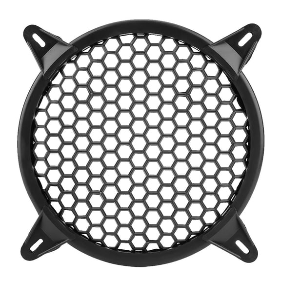 BIMZUC Car Audio Plastic Mesh Cover Woofer Speaker Modification Protect Guard, Heavy Duty Universal Plastic Subwoofer Protector and Vehicle Horn Decorative Trim Shell - 6 inches / 15.2 cm