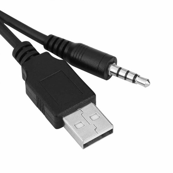 BIMZUC Car Boat Dash Flush Mount USB Port 3.5mm AUX Jack Extension Cable Lead Mounting Panel 40.6 inches / 103 cm