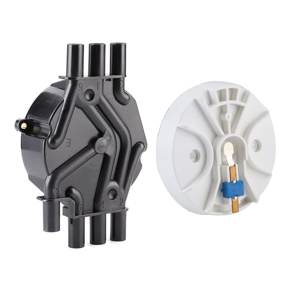 BIMZUC Car Distributor Cap & Rotor Ignition Kit Fit for Chevrolet Astro Blazer Express 10452458 Heavy Duty ABS 6.69 inches / 17 cm Dimensions High Performance