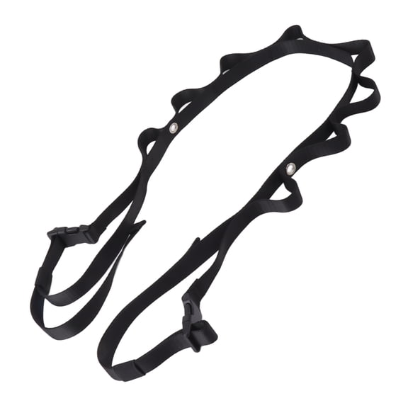 BIMZUC Car Lanyard Clothesline Portable Multi Functional Clothes Drying Rope Camping Tent Storage Strap Nylon for Home Travel Black