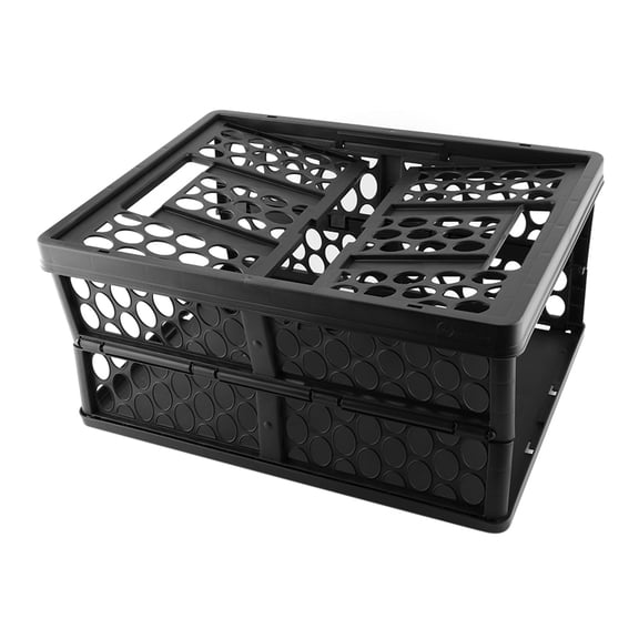 BIMZUC Car Trunk Organizer, Durable ABS Automotive Trunk Storage Box and Shopping Crate Basket Fit for Mercedes Benz, Heavy Duty Car Organizer, 20.47x16.14x2.76 Inches / 52x41x7 cm