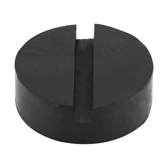 BIMZUC Car Universal Slotted Frame Rail Floor Jack Pads Jacking Rubber Pad Adapter Black Standard Size Protective Undercarriage Tool 2.48 inches / 63 mm
