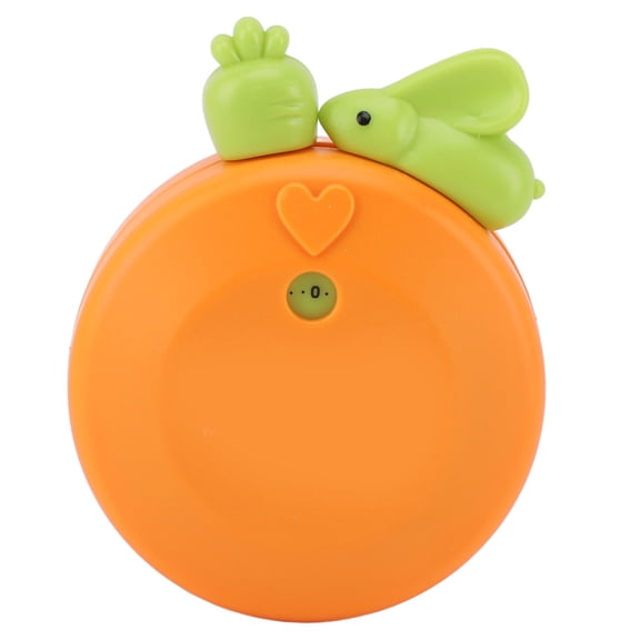 BIMZUC Cartoon Rabbit Mechanical Kitchen Timer – Portable Countdown Alarm for Home & Study, No Batteries, Durable Plastic