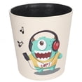 thumbnail image 1 of BIMZUC Cartoon Trash Can Large Capacity Green Monster Anti Slip Base Cute Waterproof PU Leather Wastebasket for Children's Room, 1 of 9