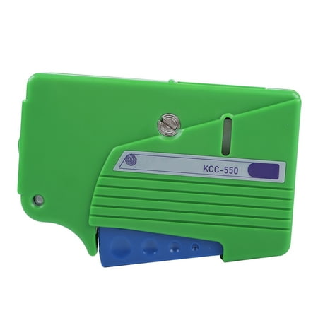 BIMZUC Cassette Tape Optical Fiber Connector Cleaner Tool with 500+ Cleaning Wipes, Fiber Optics Cleaning Tool for FC/SC/LC/MU/D4/DIN Network Equipment Maintenance, Size 7.1 inches / 18 cm