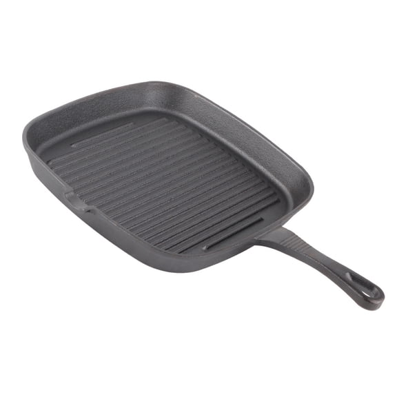 BIMZUC Cast Iron Steak Frying Pan (9.25 inches / 23.5 cm) Gas Induction Cooker Pot Kitchen Cookware