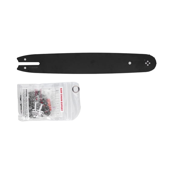 BIMZUC Chainsaw Guide Bar Chain Combo Replacement Accessories Set Hardware 15 inches / 38.1 cm 64-Section[cite: 1]