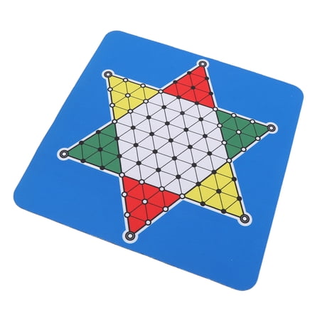 BIMZUC Chinese Checkers Game Set, Rubber Checkers Board Mat with 3 Colors Checkers Pieces, Portable Board Game Set with Storage Bag for Home and Travel, Classic Family Game Night Board Games price history and forecast - BIMZUC 27152400404