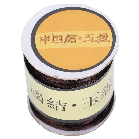 BIMZUC Chinese Knotting Wire Hand Knitting Polyamide Cord String for Jewelry Bracelet Making 124.7 ft / 38 m Coffee[cite: 1]