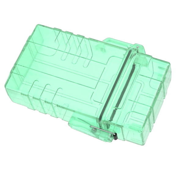 BIMZUC Cigarette Case 20 Capacity Plastic Box Sealed Waterproof Container Organizer Transparent Green