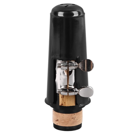 BIMZUC Clarinet Mouthpiece Replacement Kit with Ligature Premium ABS and Cork Musical Instrument Accessory for Students and Professionals Woodwind Parts