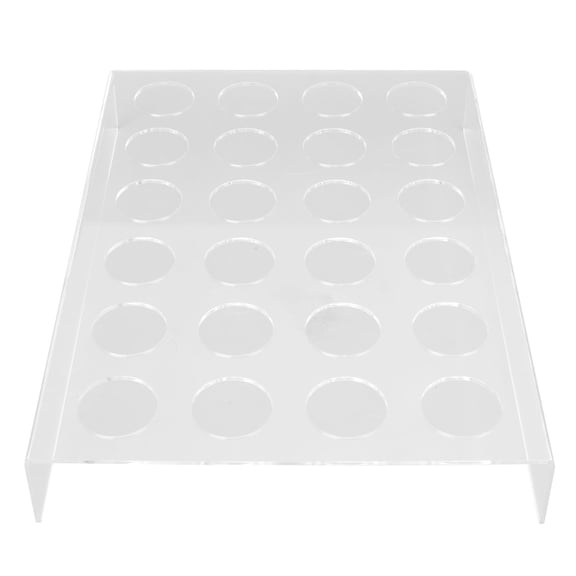 BIMZUC Clear Acrylic Coffee Pod Drawer Holder Storage Tray Holds 24 Pods U Shape Coffee Capsule Organizer for Kitchen Countertop