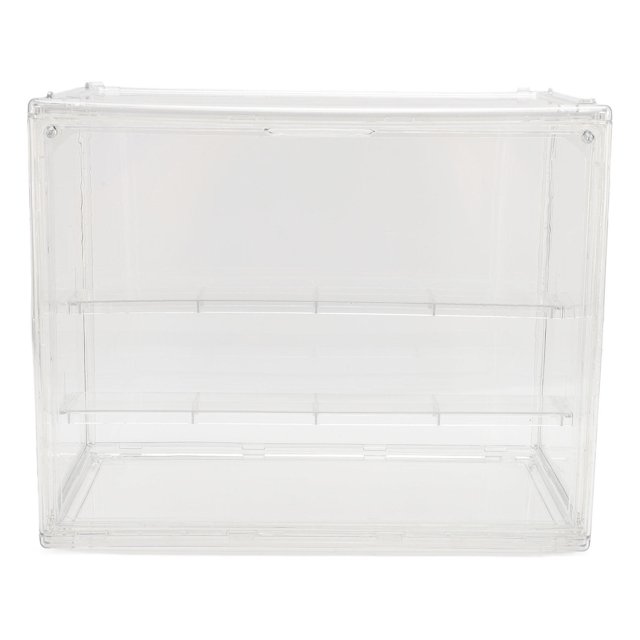 Five Below Stackable Display Case BIMZUC Clear PET Stackable Display Case with Magnetic Door, Detachable ...
