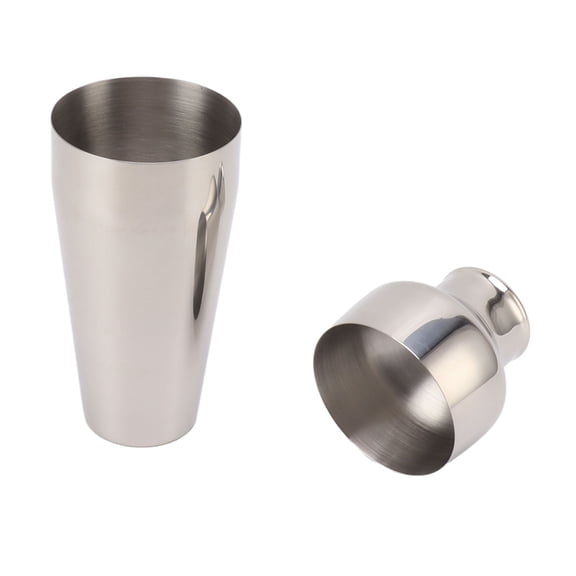 BIMZUC Cocktail Shaker 304 Stainless Steel French Style Bartender Shaker for Mixed Drinks Silver Premium Martini Mixer Tool Home Bar Accessories Essential (9.06 inches / 23.01 cm)
