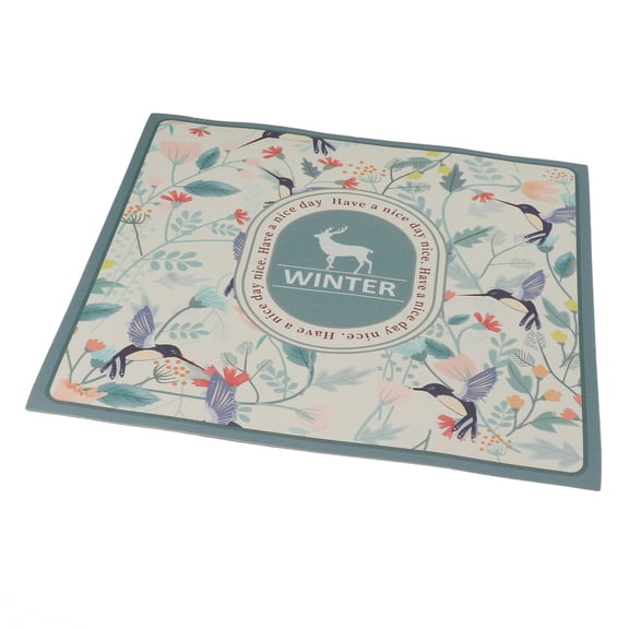 BIMZUC Coffee Maker Mat for Countertop, Super Absorbent & Quick Dry Faux Leather Coffee Bar Mat, Waterproof Spill Proof Coffee Table Mat, 15.7 x 19.7 inches / 40 x 50 cm