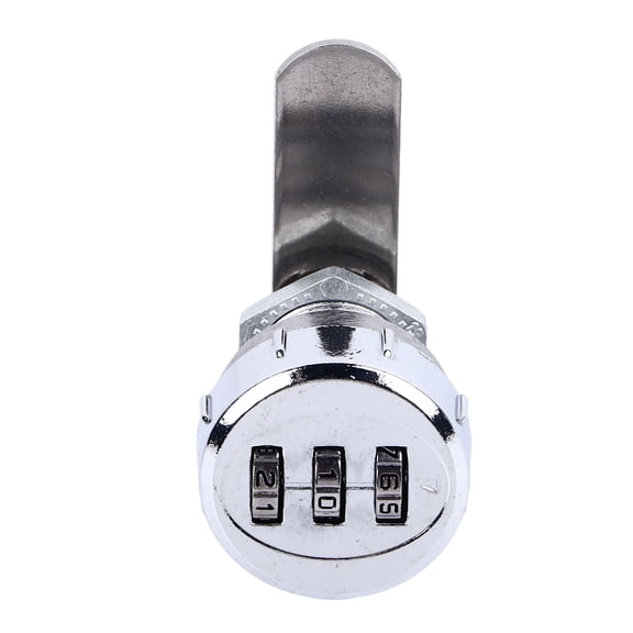 BIMZUC Combination Cabinet Cam Lock Mini 3 Digit Password Mechanical Cabinet Lock for Drawer Mailbox Office Security Easy Installation L20 Size Edition