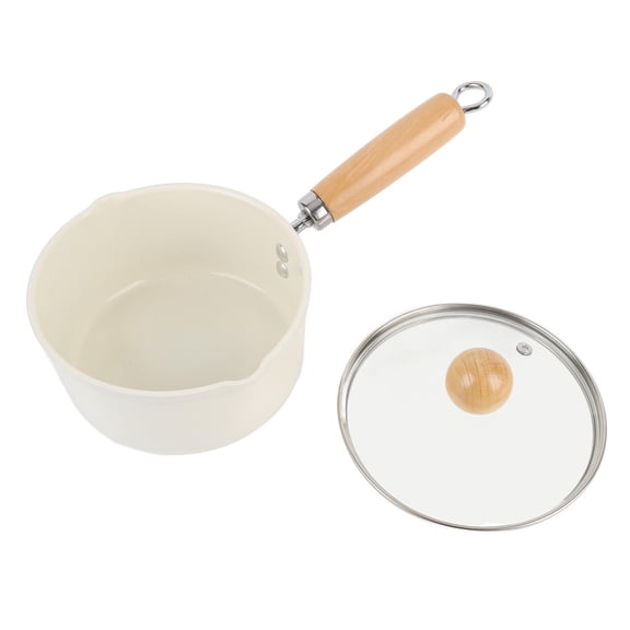 BIMZUC Compact NonStick Cooking Pot 8.66"14.57" Even Heat, SpaceSaving, Ideal for SingleServe Meals, Baby Food, and Noodles