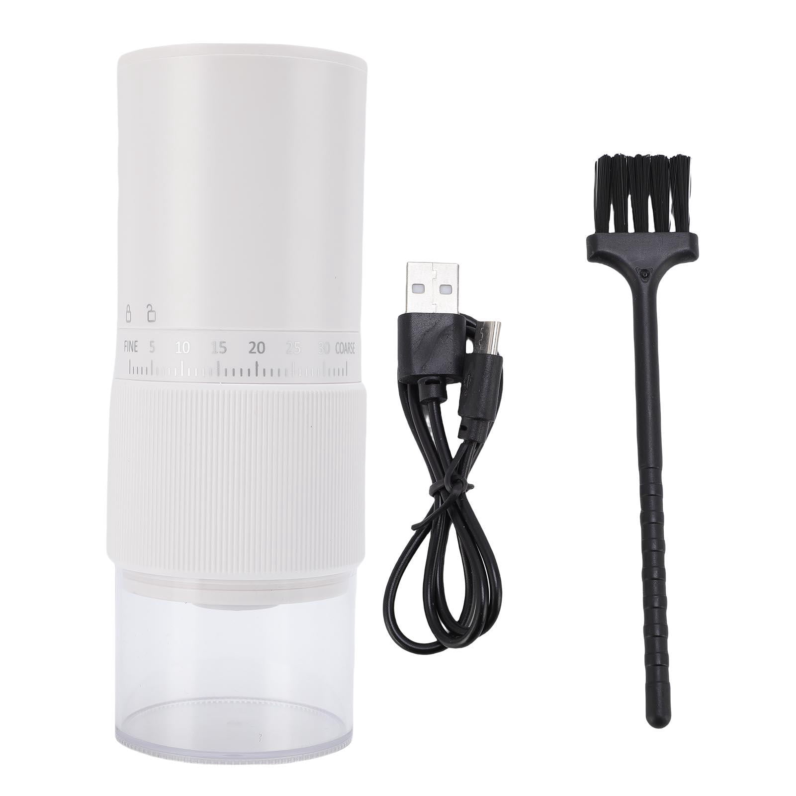 BIMZUC Compact Portable Electric Coffee Grinder – Quiet, Rechargeable, Adjustable Grind Settings, Stainless Steel Blades, Easy‑Clean Design
